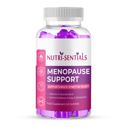 Menopause Support Gummies - Multi-Symptom Formula with Vitamins & Minerals - 60 Gummies