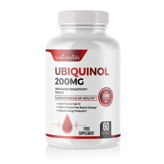Ubiquinol CoQ10, Powerful Antioxidant for Heart and Vascular HealthSupplement for Energy, Heart and Cognitive Support
