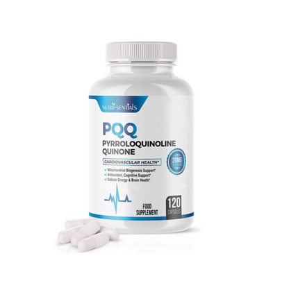 PQQ Max 20mg, 120 Capsules – Pyrroloquinoline Quinone - Promotes Mitochondrial Biogenesis, Energy Optimize | Plant Extract - Powerful & 100% Natural Supplement