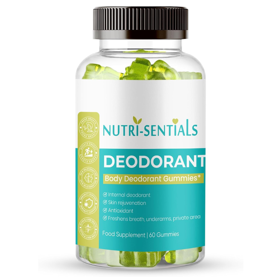 Whole Body Deodorant – Internal Body Deodorizing Supplement – Deodorant Capsules For Gut Health, Skin Health, Detox & Digestion Support – Head-To-Toe Freshn