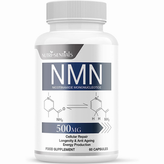 NMN Supplement 500mg - NAD+ Booster - Cellular Repair & Longevity - 60 Capsules