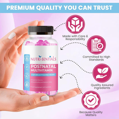 Postnatal Vitamin Gummies - Breastfeeding Support (60 Count)