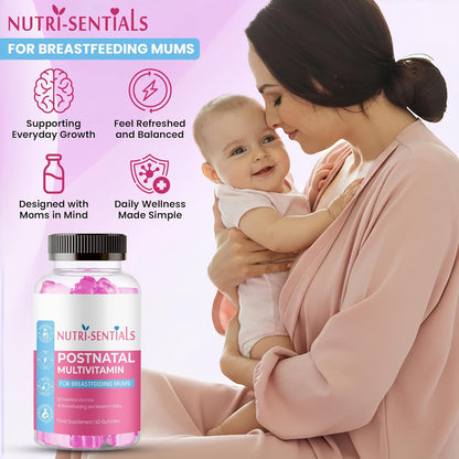 Postnatal Vitamin Gummies - Breastfeeding Support (60 Count)